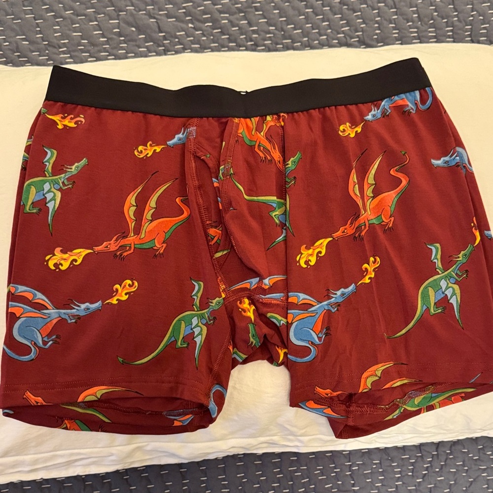 MeUndies Dragon Print Boxer Briefs - Medium